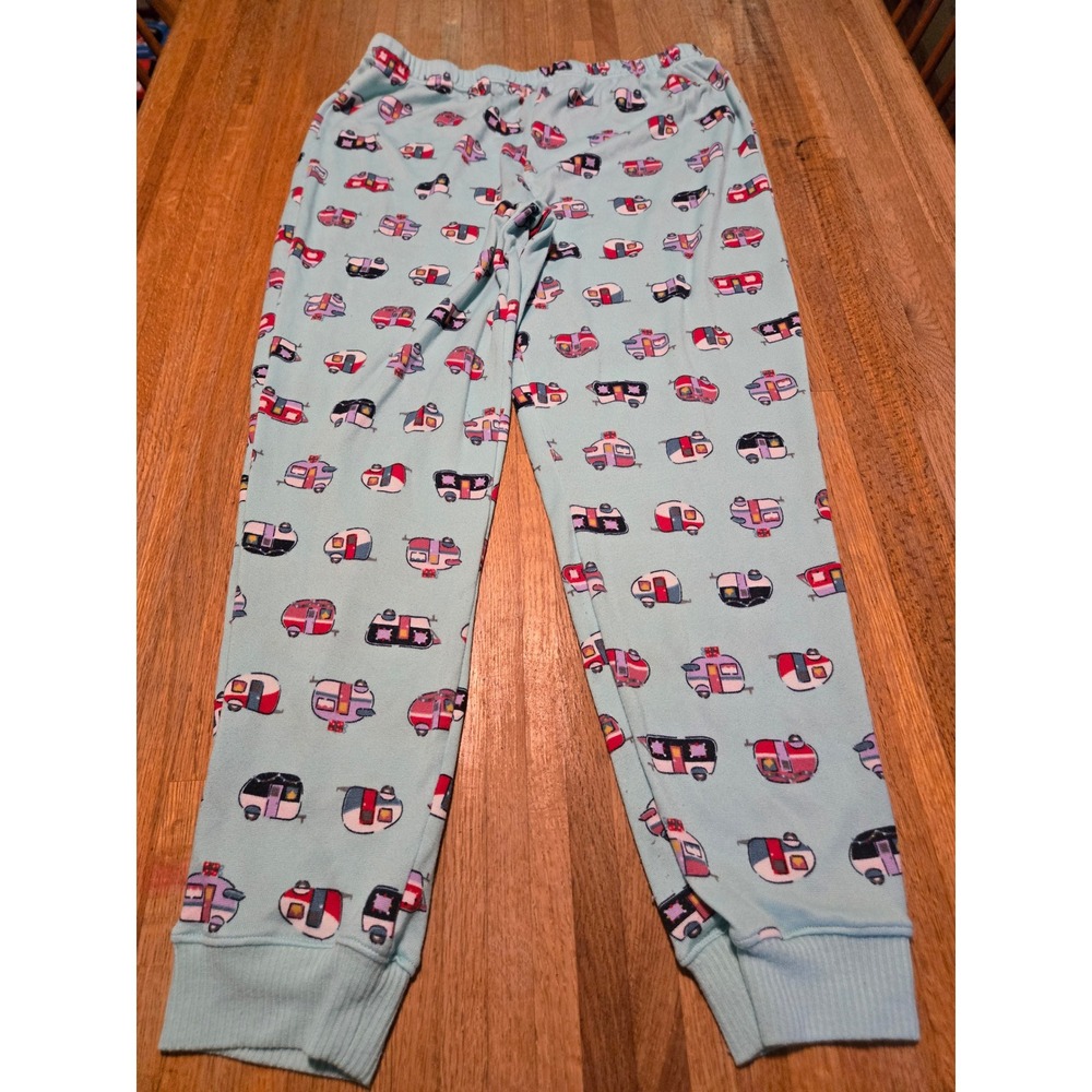 Secret‎ Treasures Women Large 12-14 Vintage Happy Camper RV Trailer Pajama Pants